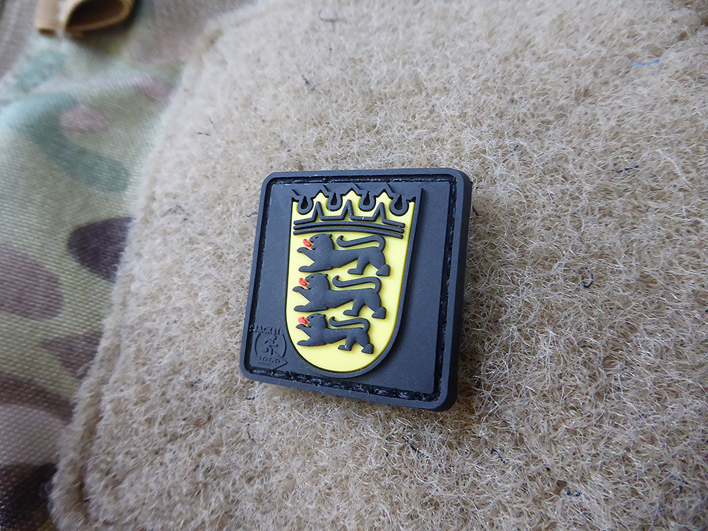 Wappen Baden-Württemberg, 30mm Patch / 3D Rubber Patch - Patch Snatched