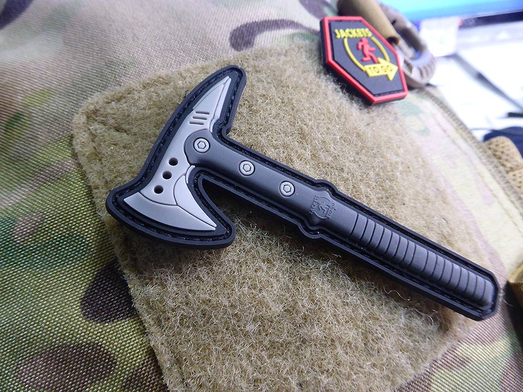 Tactical Tomahawk Patch, fullcolor / 3D Rubber Patch – Patch Snatched