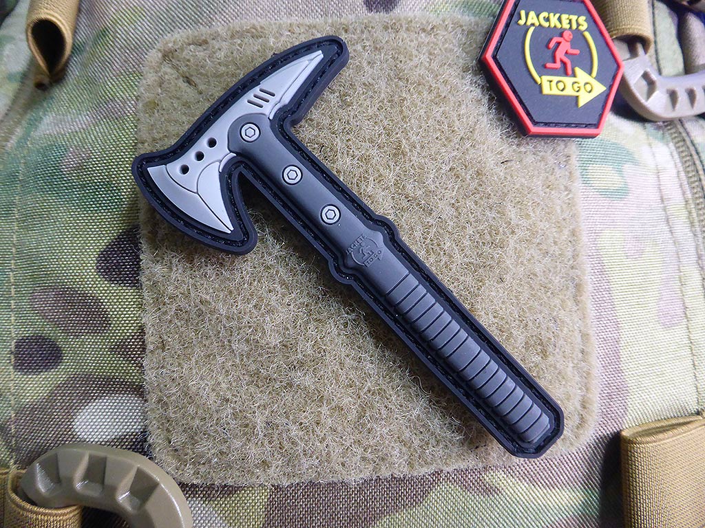 Tactical Tomahawk Patch, fullcolor / 3D Rubber Patch – Patch Snatched