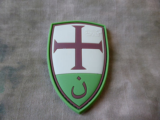 Crusader Shield Patch, multicam / 3D Rubber Patch