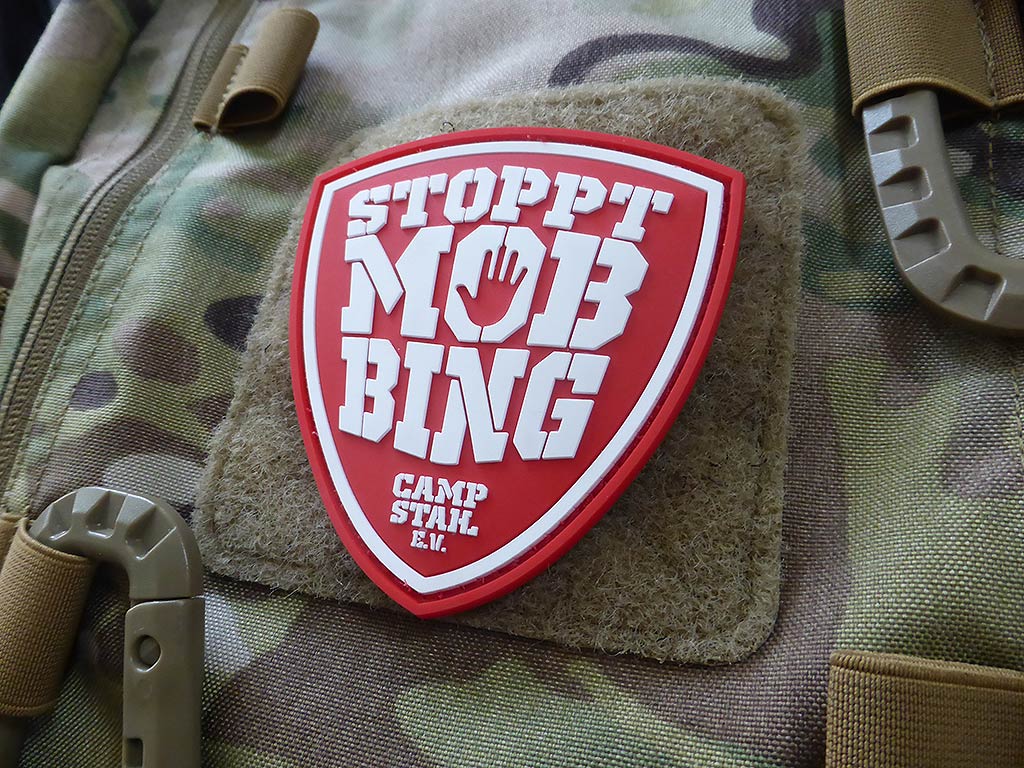 STOPPT MOBBING PVC-Patch / 3D-Rubberpatch