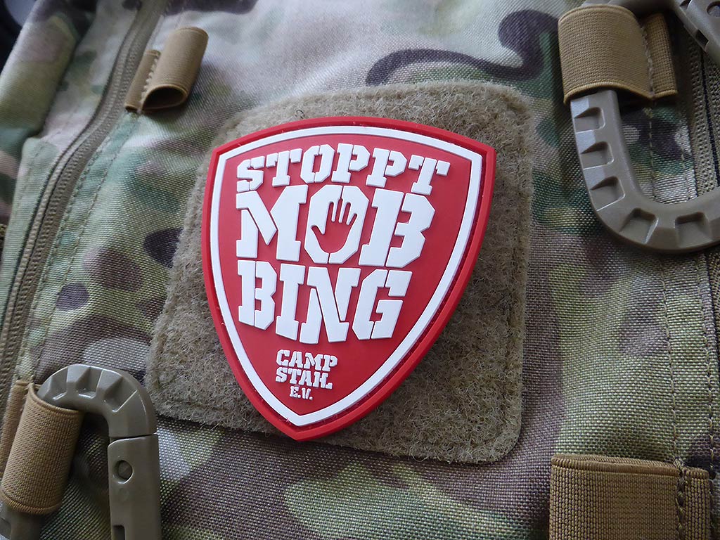 STOPPT MOBBING PVC-Patch / 3D-Rubberpatch