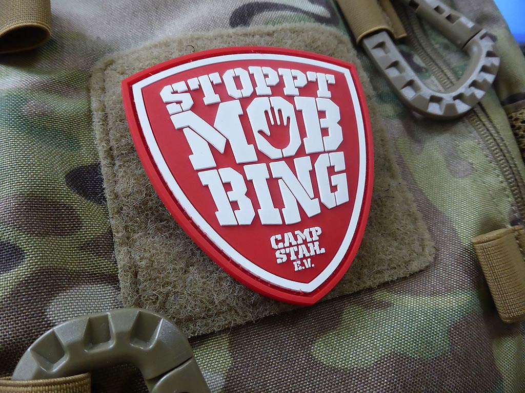 STOPPT MOBBING PVC-Patch / 3D-Rubberpatch