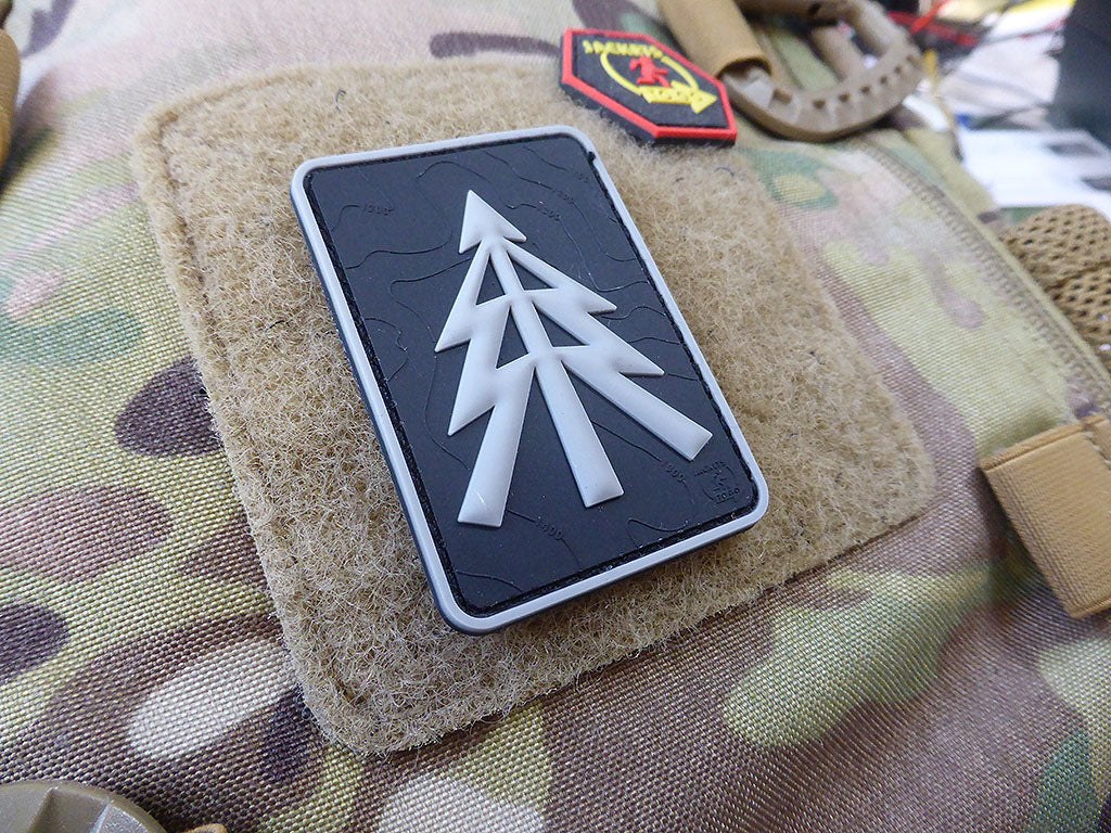 Patch RECCE TREE, swat / Patch en caoutchouc 3D