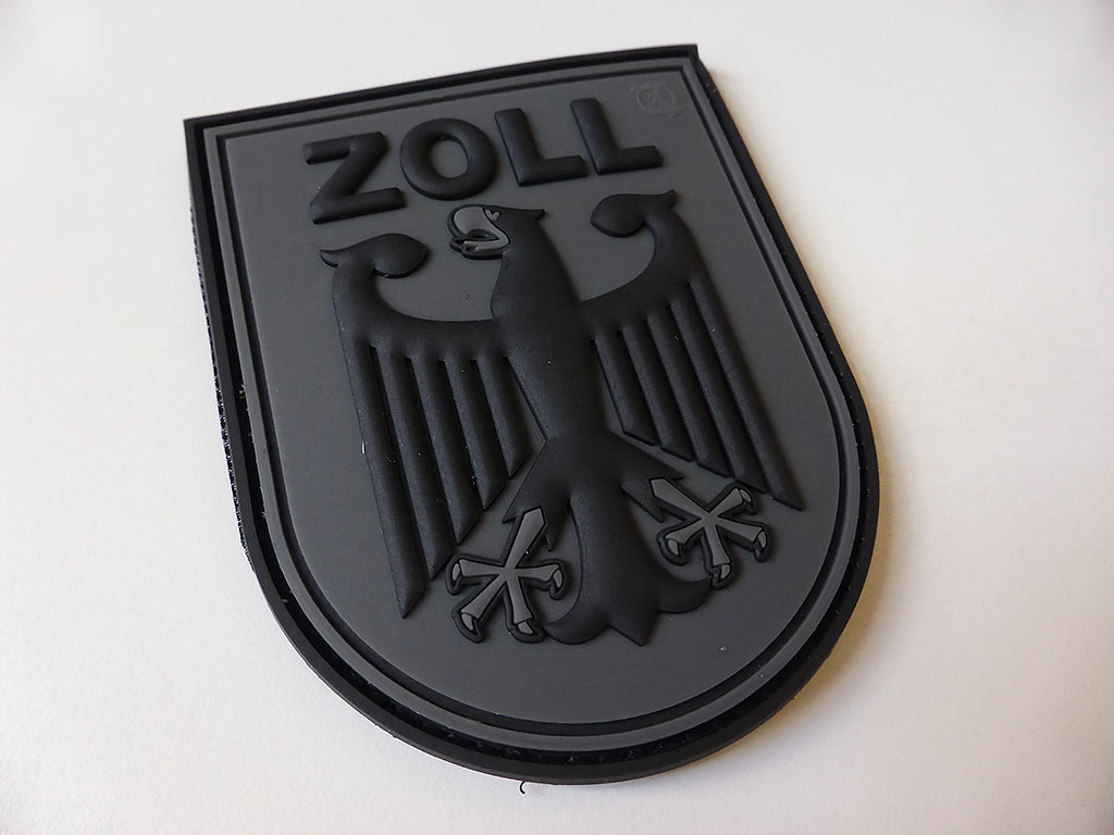 ZOLL Ärmelabzeichen, blackops,  / 3D Rubber Patch