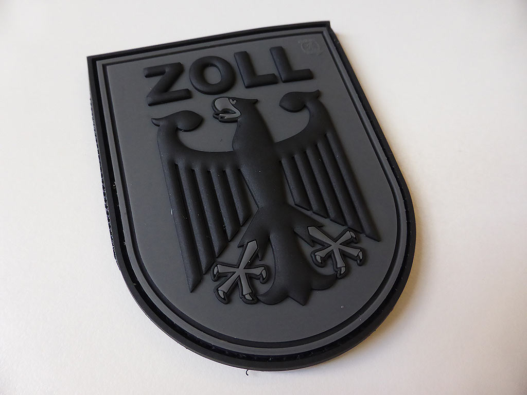 ZOLL sleeve badge, blackops, / 3D rubber patch