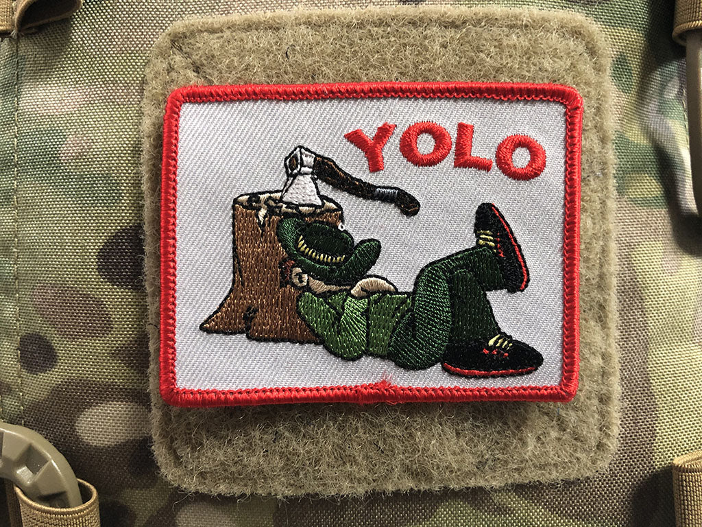 Patch Yolo, Patch brodé, Patch collector