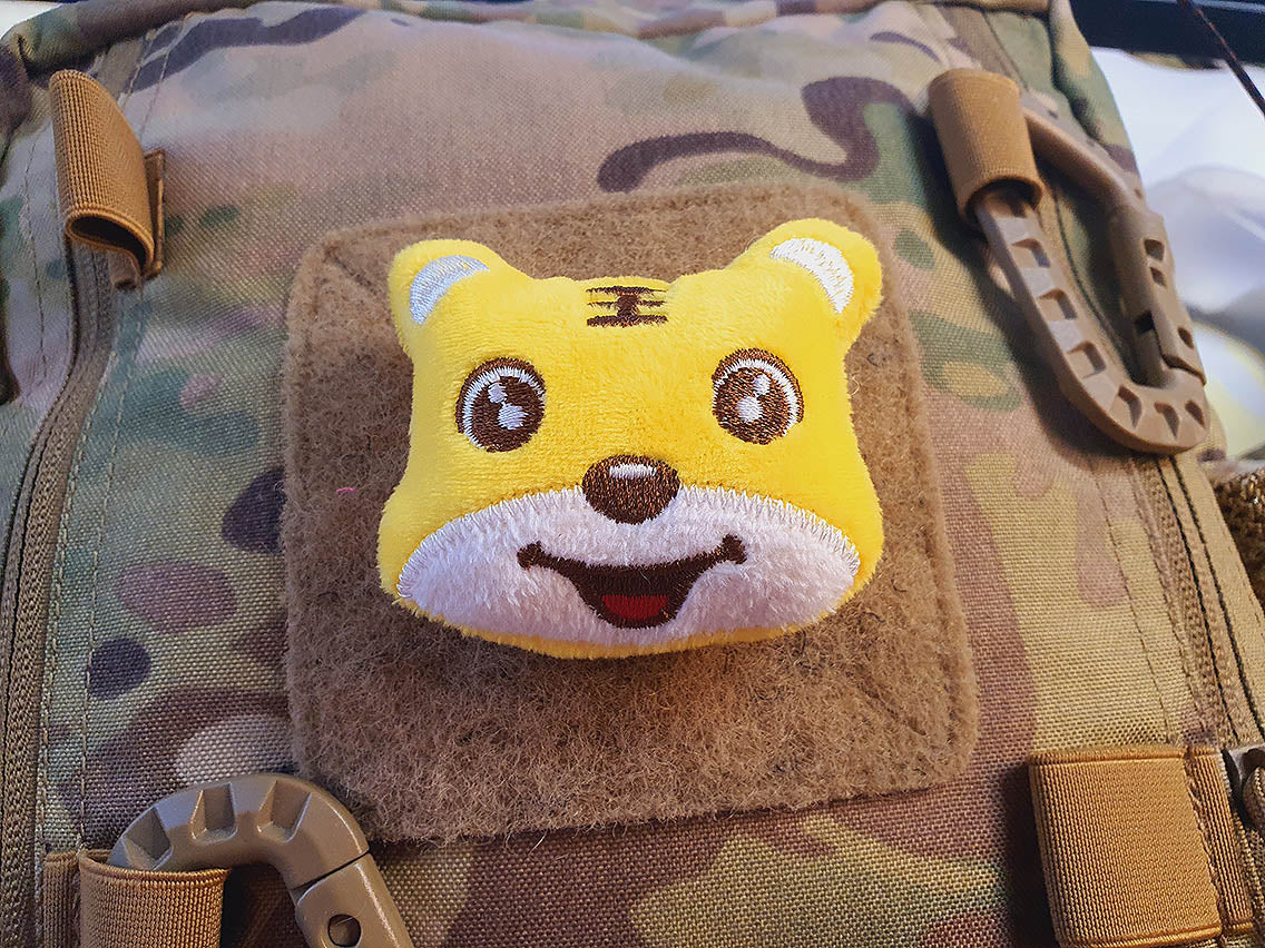 Fabric plush patch Mino, with velcro on the back - Patch Snatched