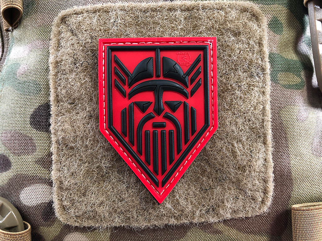 ODIN patch, signal red / 3D rubber patch