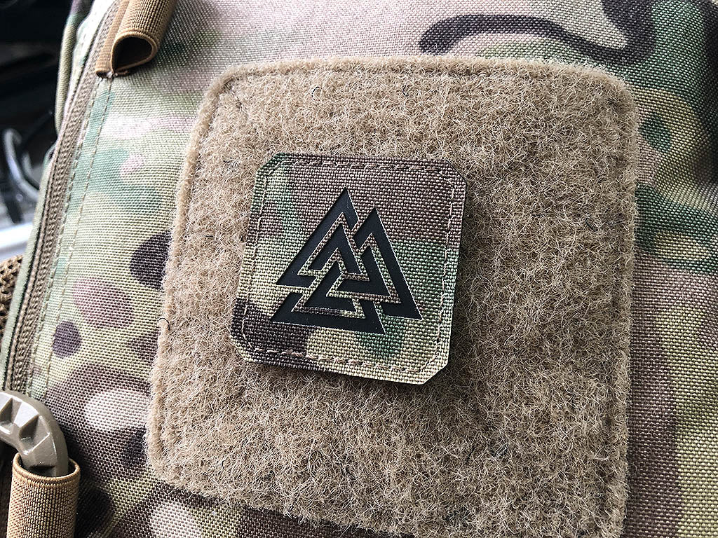 Valknut Lasercut Patch, multicam, Cordura Lasercut