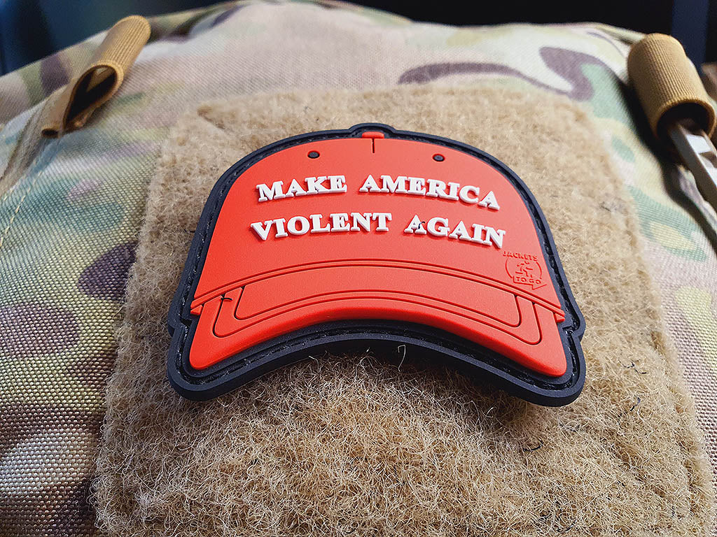 RED BASECAP Patch, 3D Rubber Patch - Patch Snatched