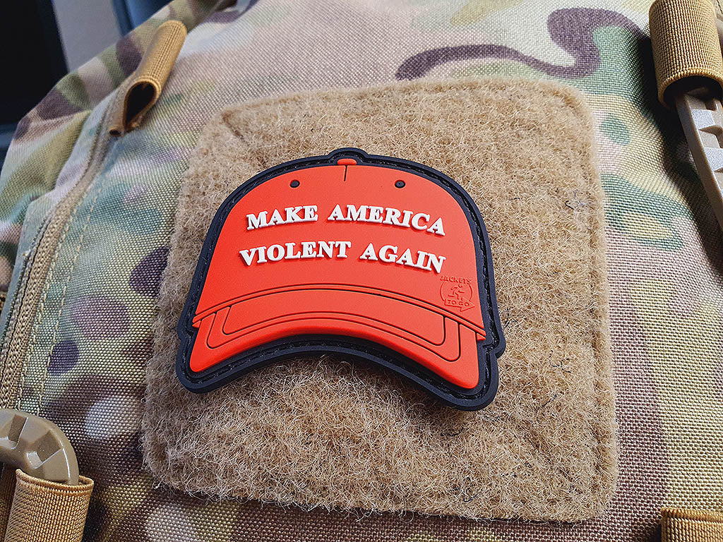 RED BASECAP Patch, 3D Rubber Patch - Patch Snatched