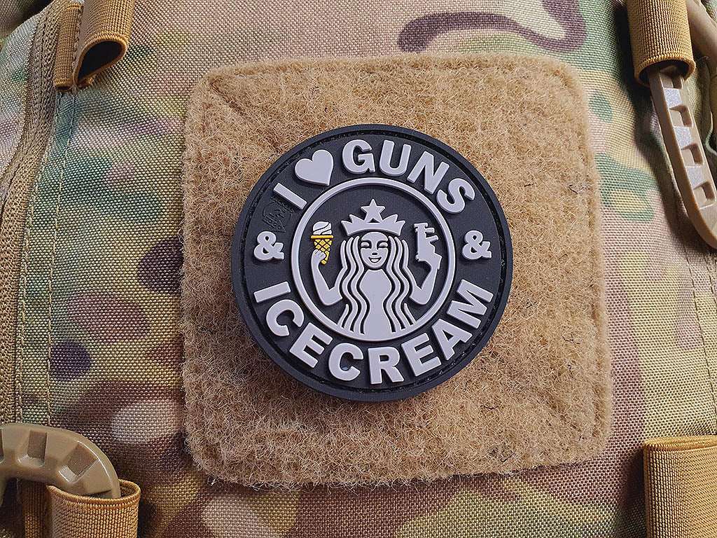 Guns and Icecream Patch, Swat, 3D Rubber Patch