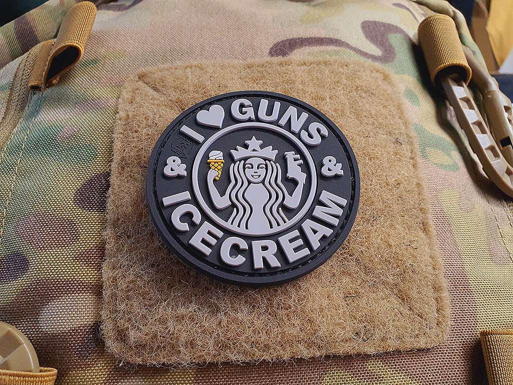 Guns and Icecream Patch, Swat, 3D Rubber Patch