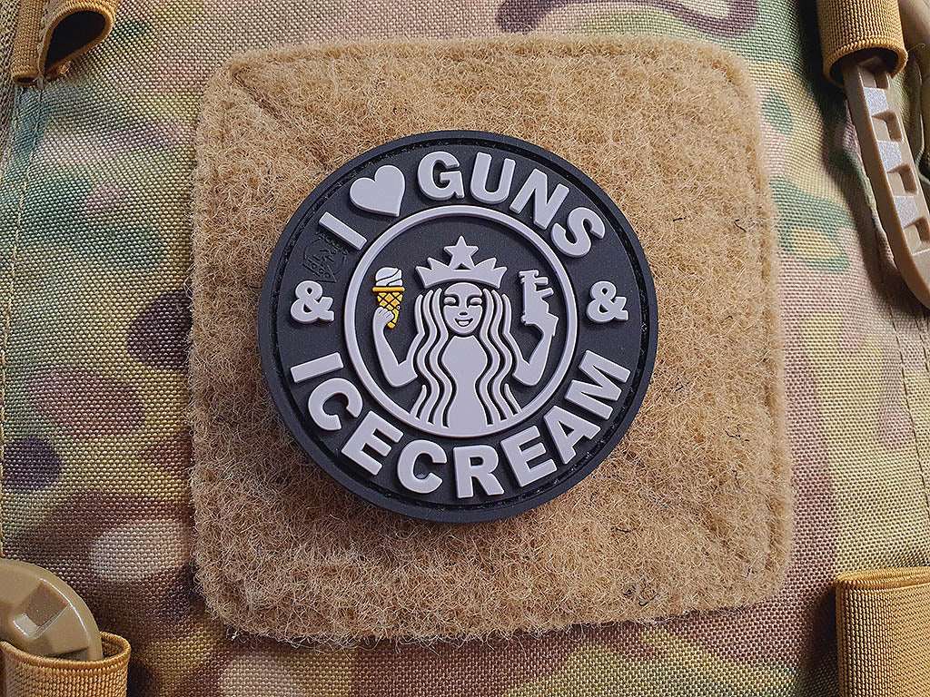 Guns and Icecream Patch, Swat, 3D Rubber Patch