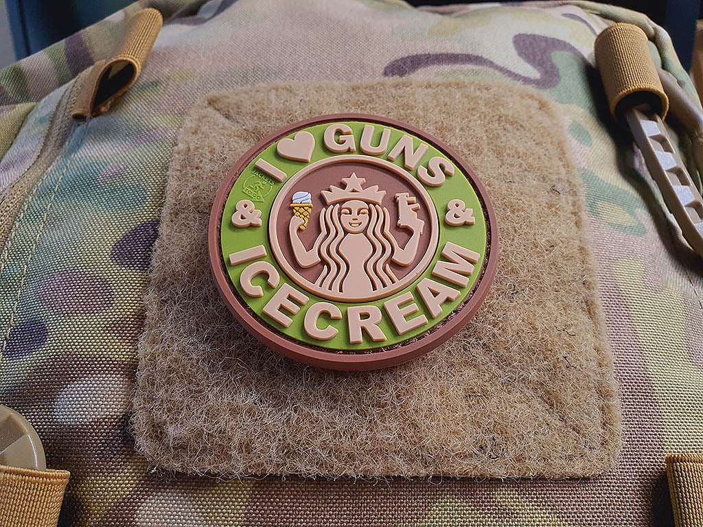 Guns and Icecream Patch, Multicam, 3D Rubber Patch