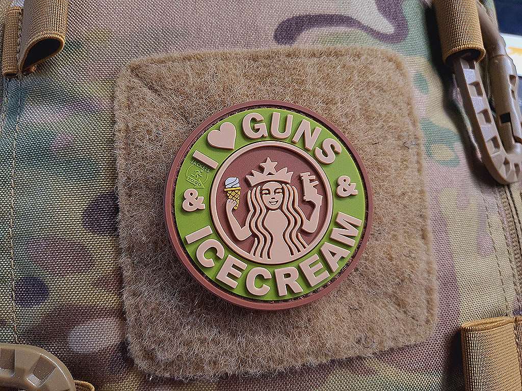 Guns and Icecream Patch, Multicam, 3D Rubber Patch