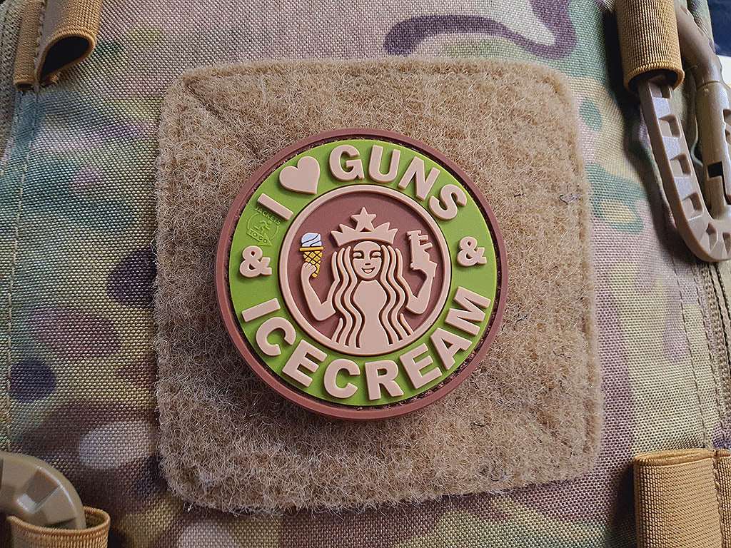 Guns and Icecream Patch, Multicam, 3D Rubber Patch