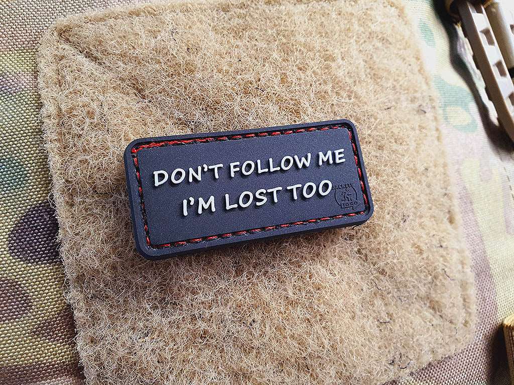 I´m Lost Too Patch, 3D Rubber Patch