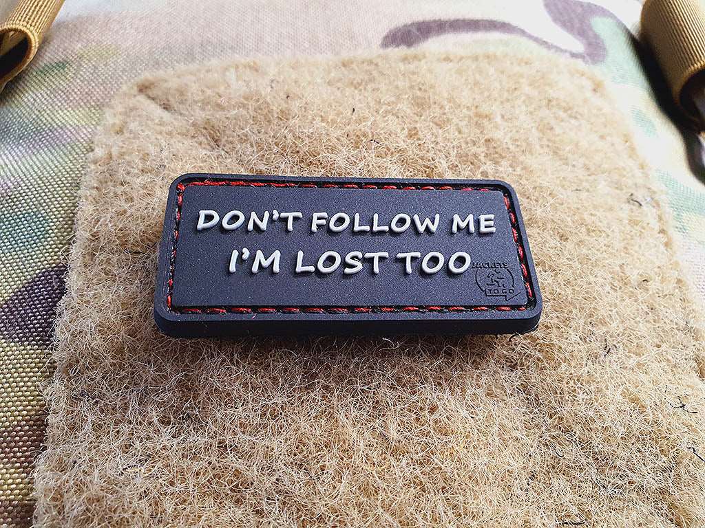 I´m Lost Too Patch, 3D Rubber Patch