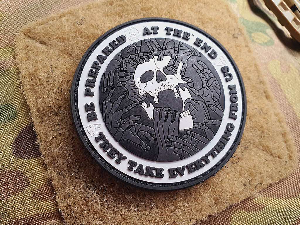 AT THE END Patch, special edition / 3D Rubber Patch