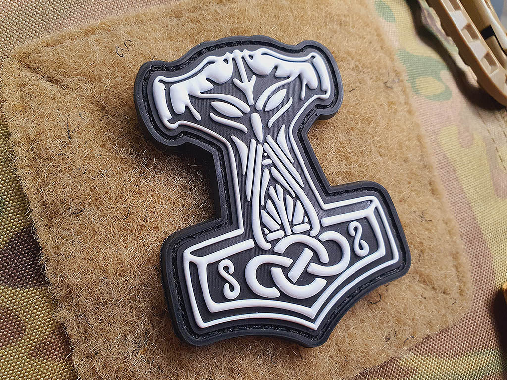 Thors Hammer Mjölnir Patch, Swat / 3D Rubber Patch