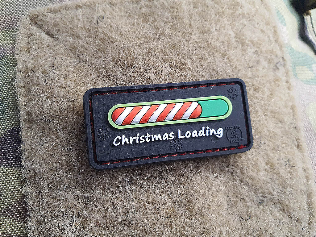 Christmas Loading Candy Patch, 3D Rubber Patch