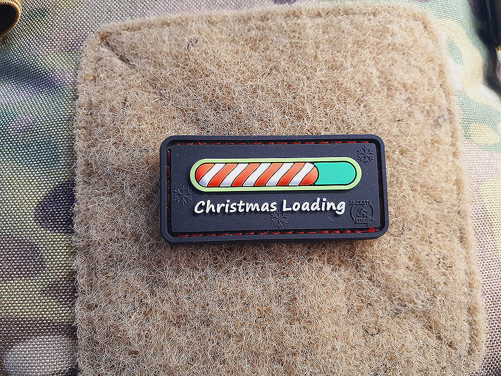 Christmas Loading Candy Patch, 3D Rubber Patch