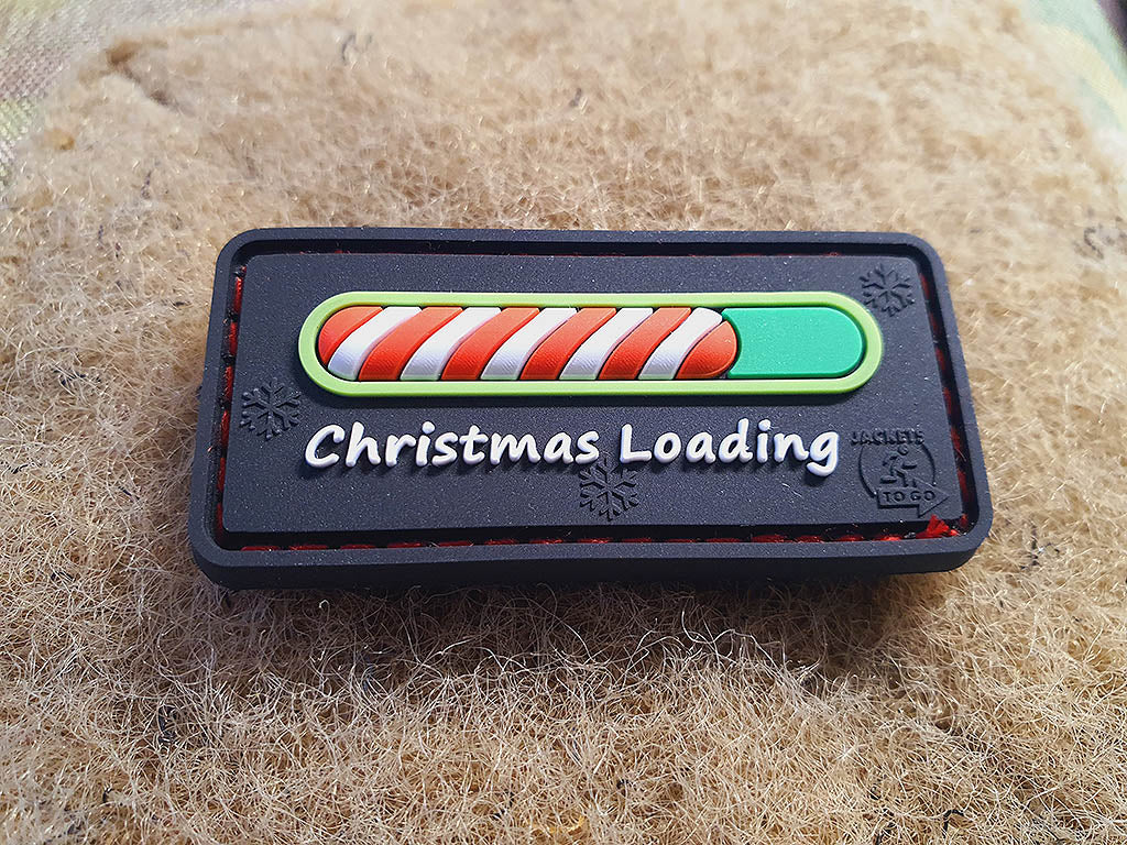 Christmas Loading Candy Patch, 3D Rubber Patch