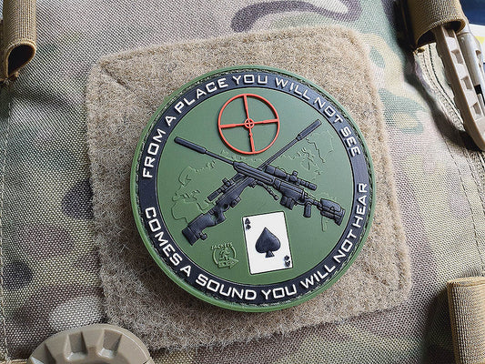 Sniper Patch, Forest / 3D Rubber Patch