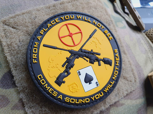 Sniper Patch, orange / 3D Rubber Patch