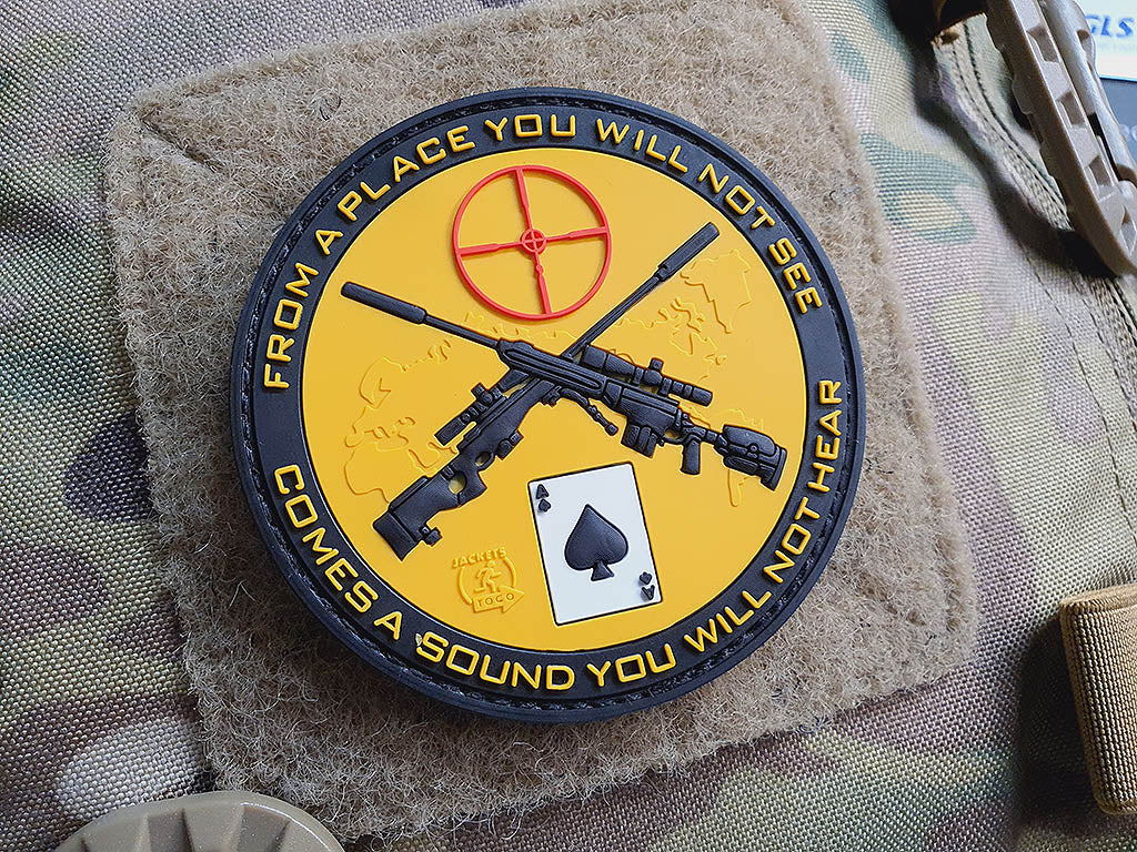 Sniper Patch, orange / 3D Rubber Patch