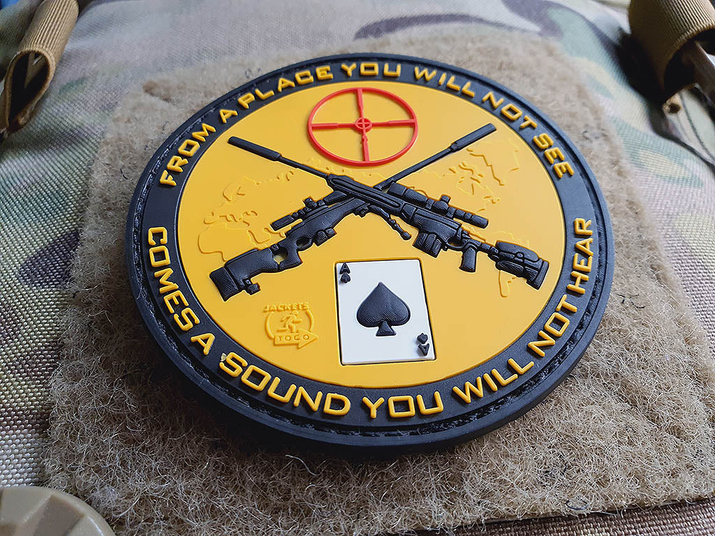 Sniper Patch, orange / 3D Rubber Patch