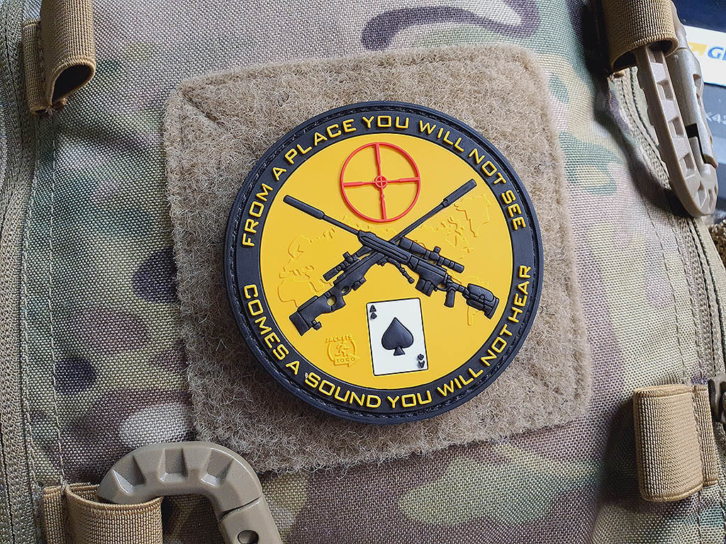 Sniper Patch, orange / 3D Rubber Patch