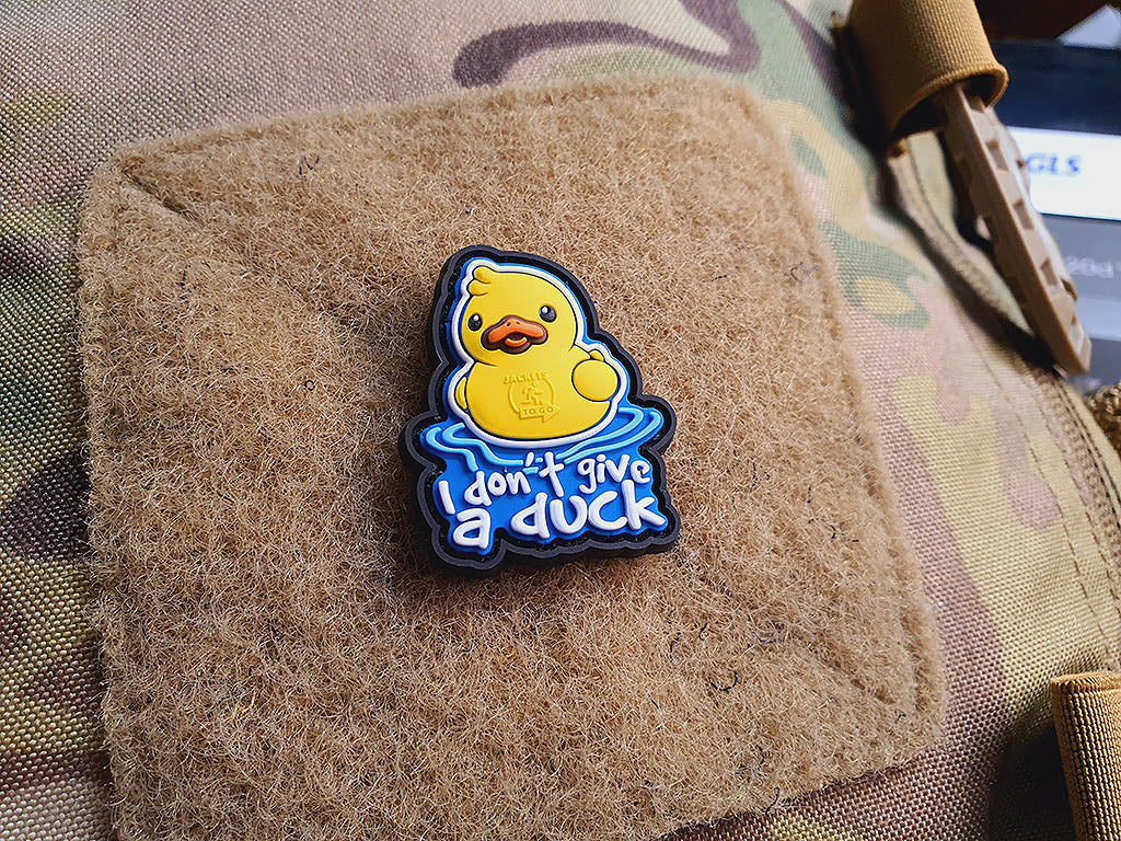 I DON´T GIVE A DUCK small Patch, fullcolor