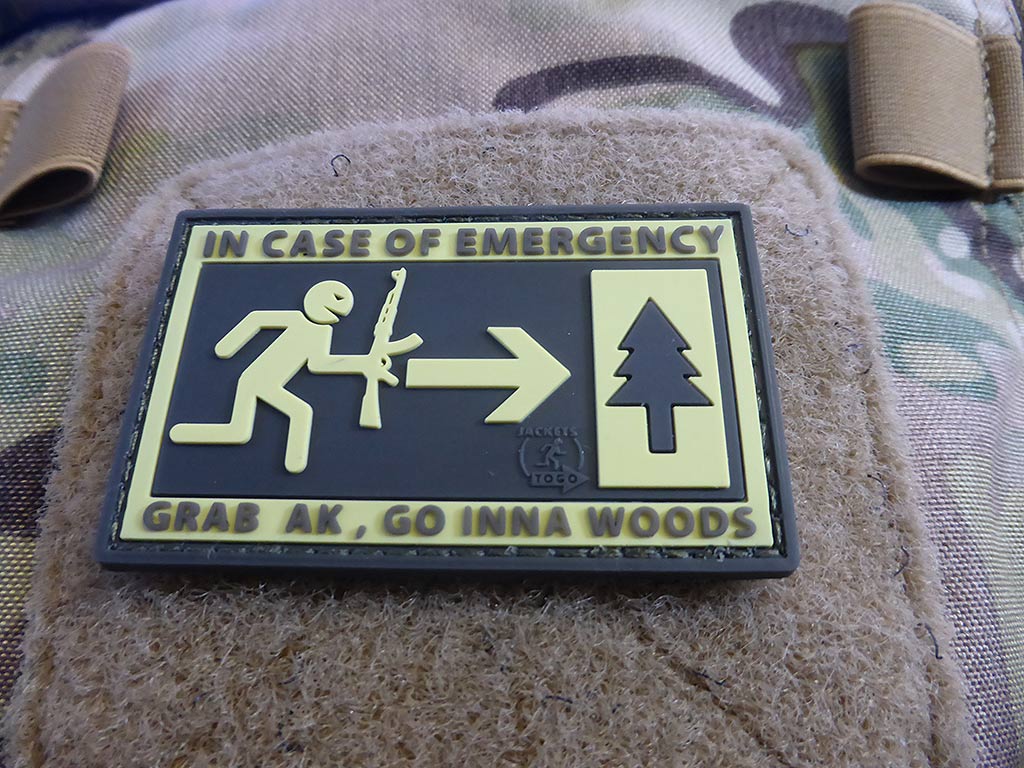 Emergency Patch, fullcolor / 3D Rubber patch