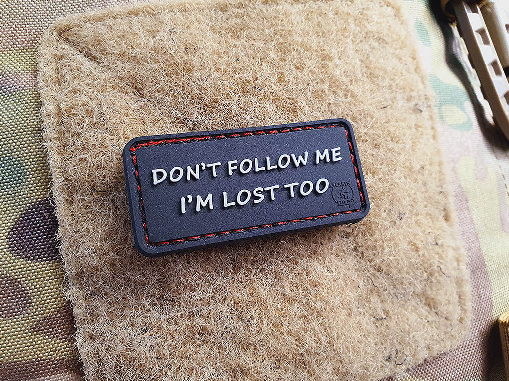 I´m Lost Too Patch, 3D Rubber Patch