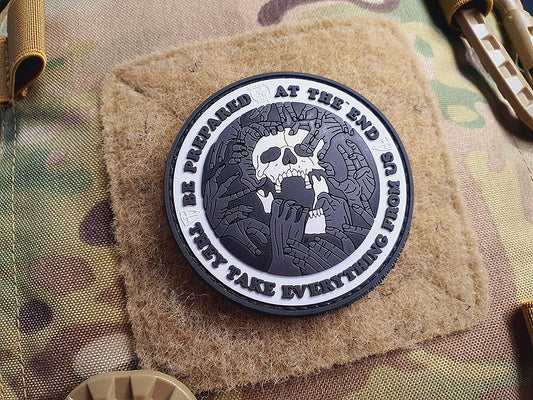 AT THE END Patch, special edition / 3D Rubber Patch