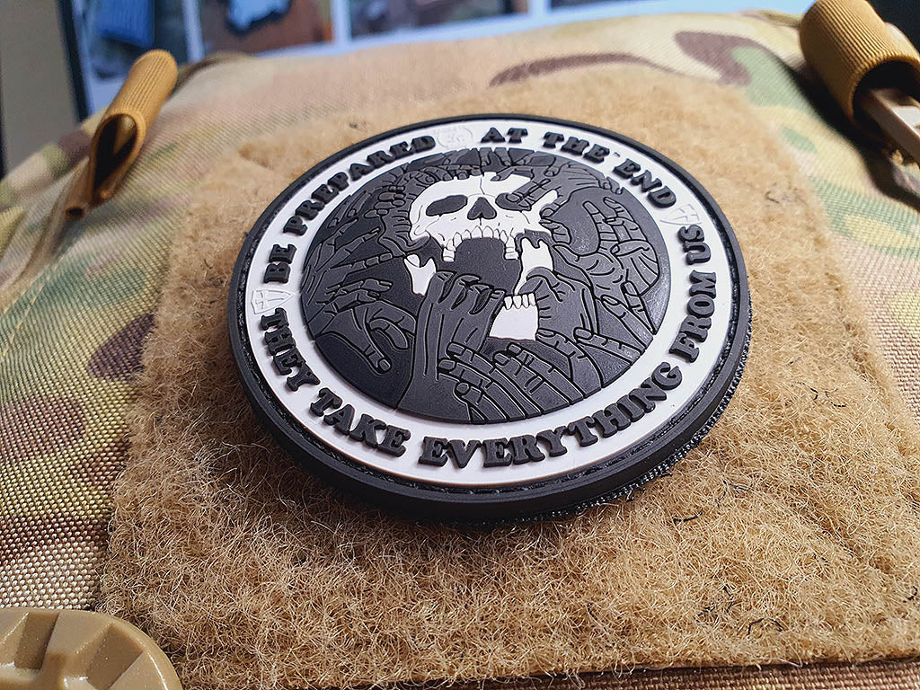 AT THE END Patch, special edition / 3D Rubber Patch