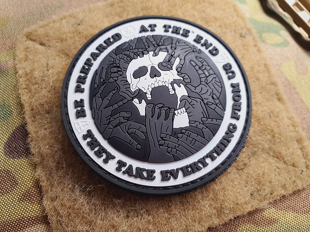 AT THE END Patch, special edition / 3D Rubber Patch