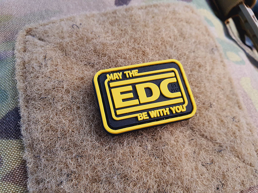 EDC Every Day Carry micro Patch, fullcolor, 3D Rubber Patch