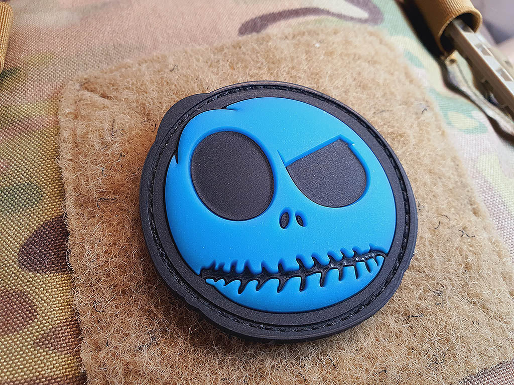 Big Nightmare Smile, Patch, blue gid (blue glow in the dark), 3D Rubber Patch