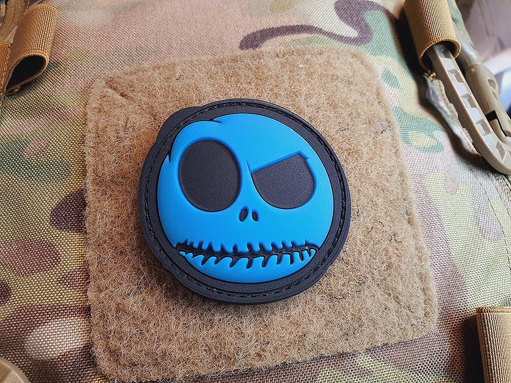 Big Nightmare Smile, Patch, blue gid (blue glow in the dark), 3D Rubber Patch