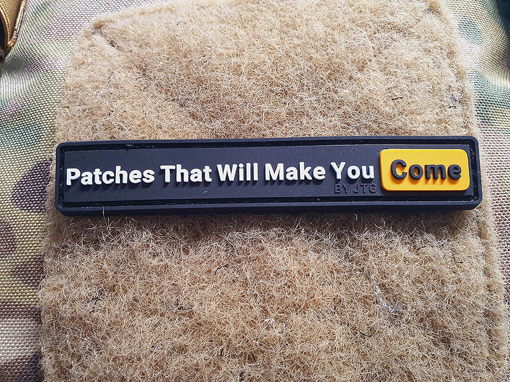 Patches That Will Make You happy Patch, fullcolor, 3D Rubber Patch