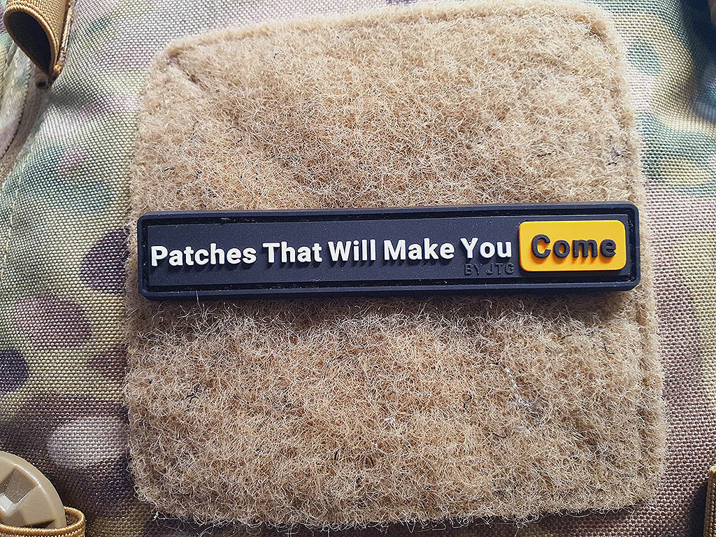 Patches That Will Make You happy Patch, fullcolor, 3D Rubber Patch