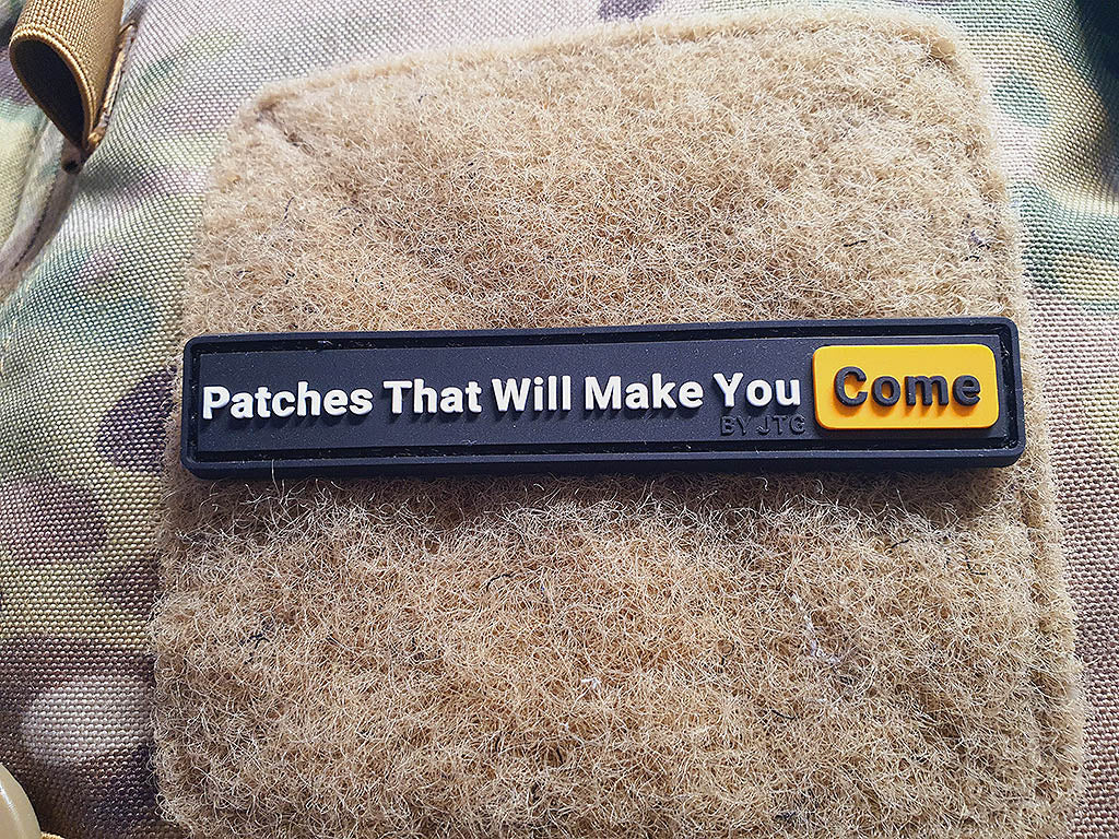 Patches That Will Make You happy Patch, fullcolor, 3D Rubber Patch