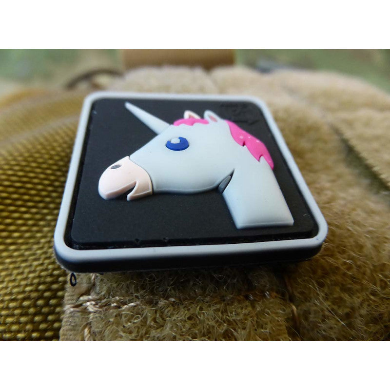 Einhorn Unicorn Patch, fullcolor, 3D Rubber Patch