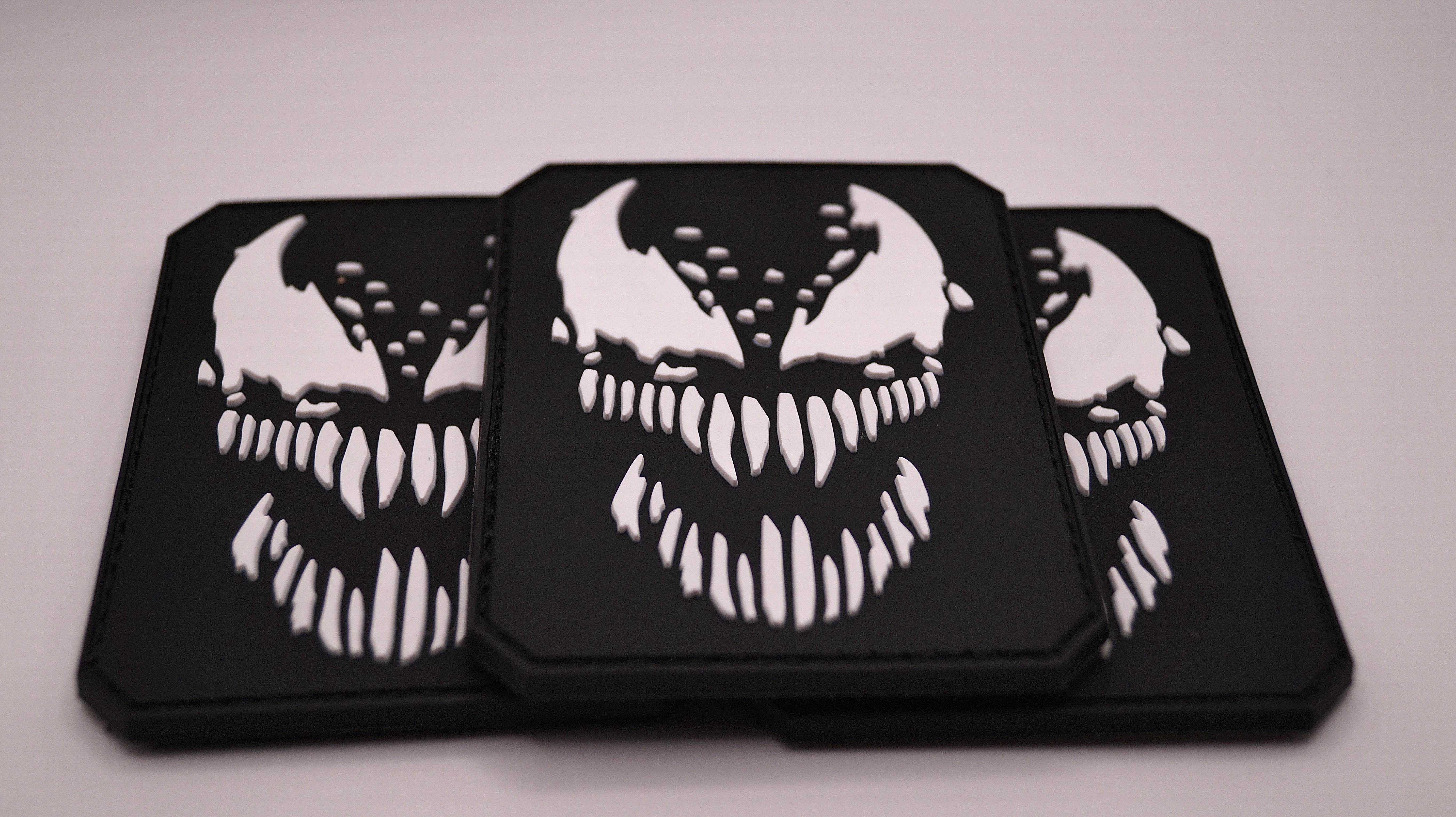 Alien 3D Rubber Patch Schwarz – Taktischer Klett-Patch - Patch Snatched