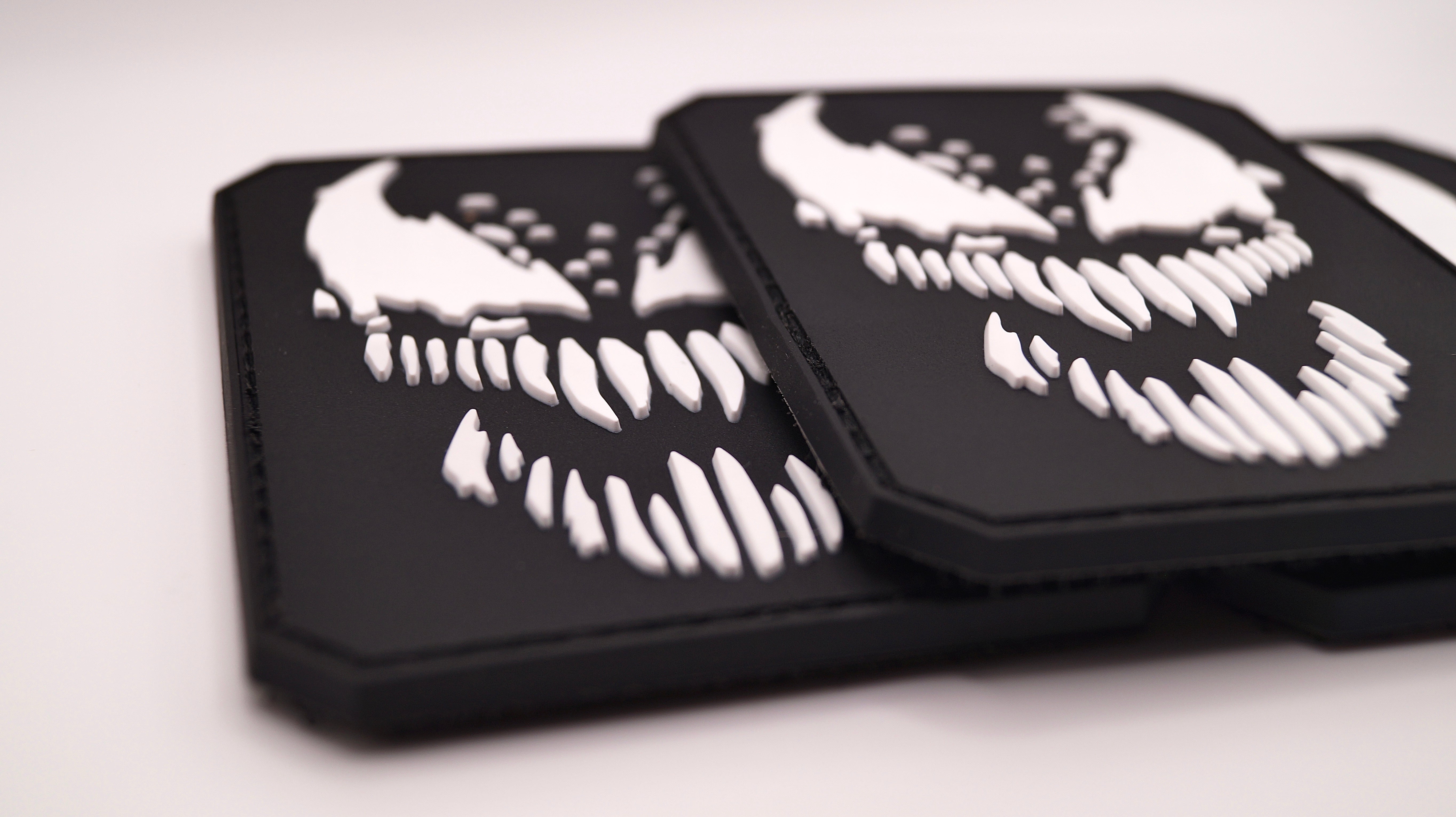 Alien 3D Rubber Patch Schwarz – Taktischer Klett-Patch - Patch Snatched