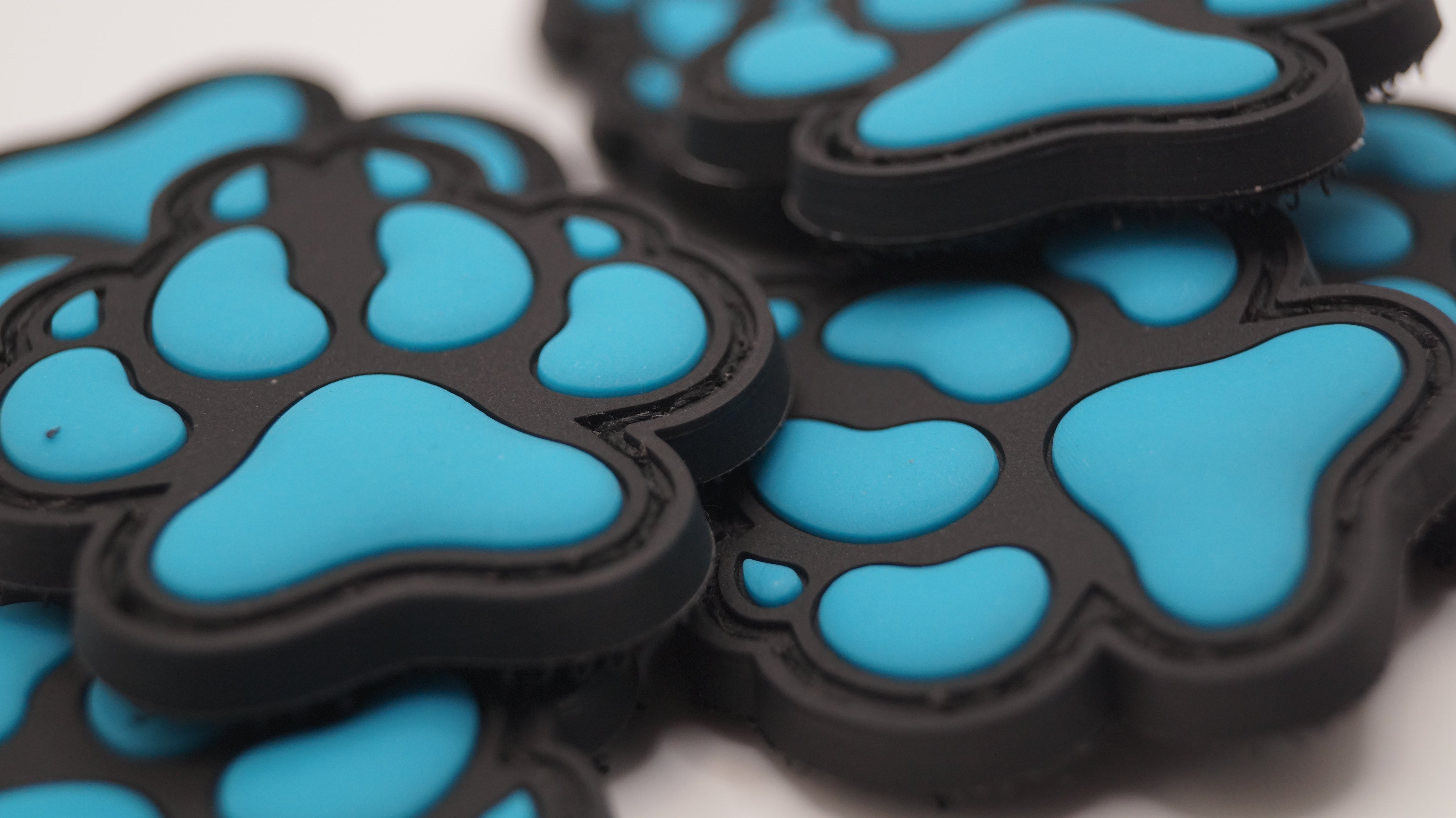 DogPaw 3D Rubberpatch Blue